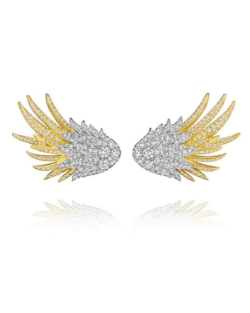 Neves Jewelers Forevermark Wing Earrings