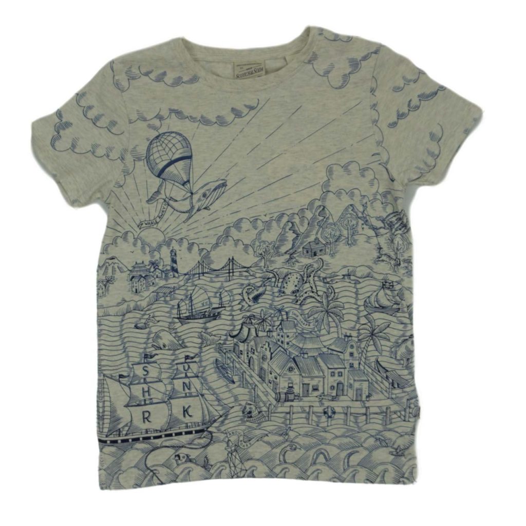 Scotch Schrunk Print Tee