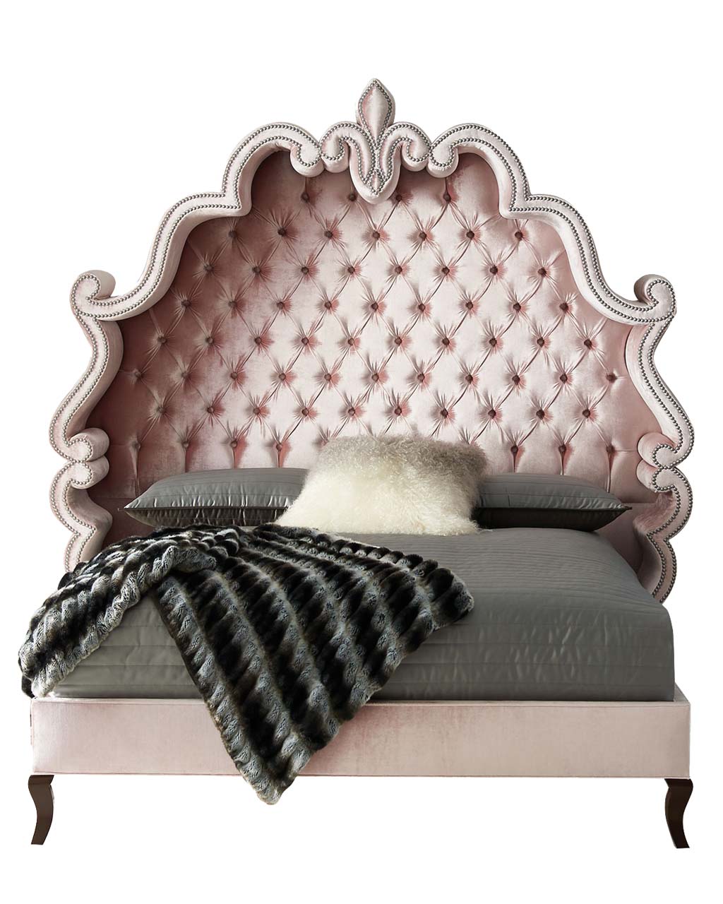 Haute House Maria Tufted King Bed_1