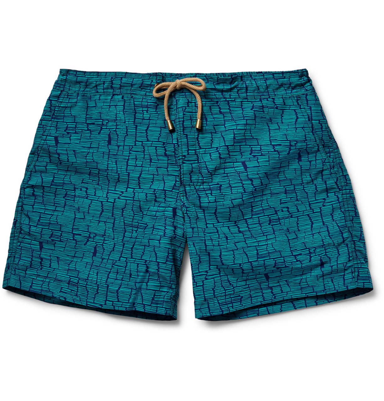 Thorsun Titan Slim-Fit Mid-Length Printed Swim Shorts