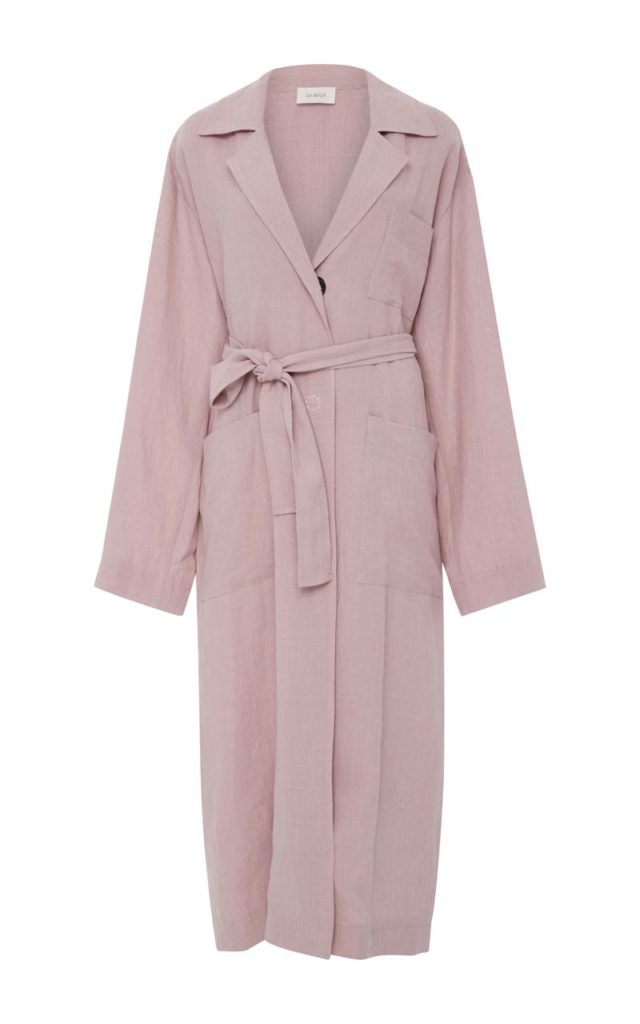 Isa Arfen Long Safari Trench Coat