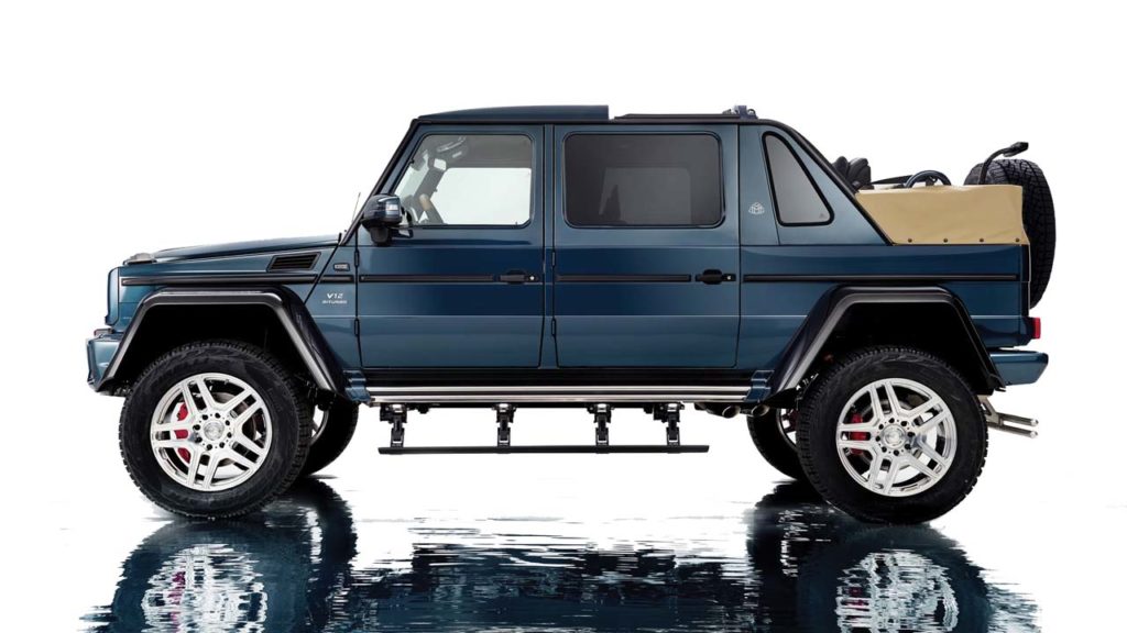 Mercedes-Maybach G 650 Landaulet ;*Kraftstoffverbrauch kombiniert: 17,0 l/100 km, CO2-Emissionen kombiniert: 397 g/km Mercedes-Maybach G 650 Landaulet; *Fuel consumption combined: 17.0 l/100 km, CO2 emissions combined: 397 g/km