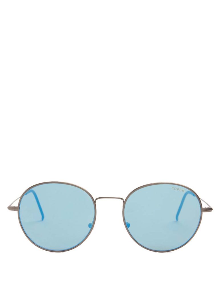 RetroSuperFuture Wire Zero Mirrored Sunglasses_1