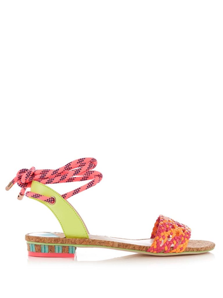 Sophia Webster Nia Woven-Leather Sandals