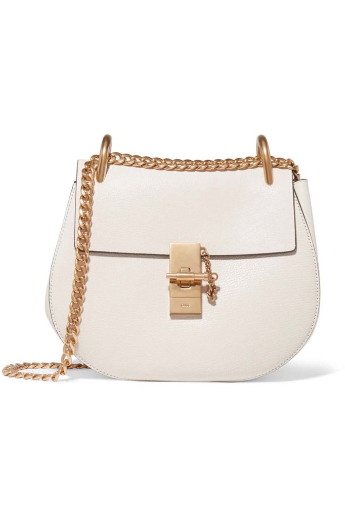 Chloé Drew Small Textured-leather Shoulder Bag
