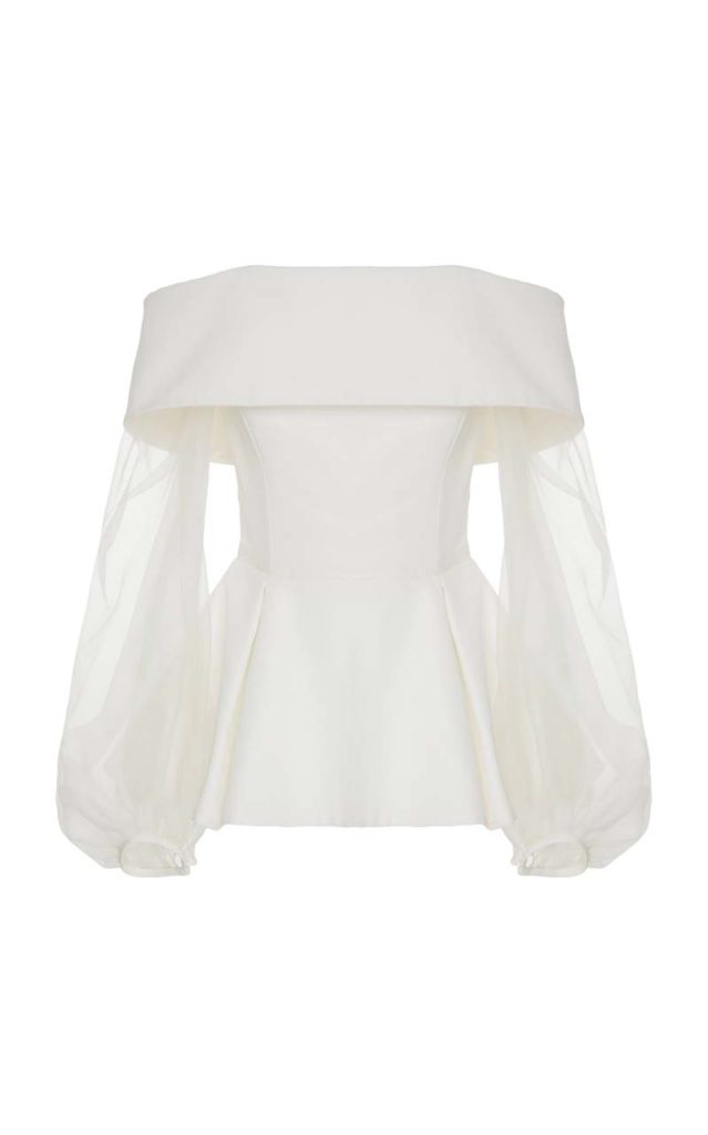 Elizabeth Kennedy Off The Shoulder Blouse_1