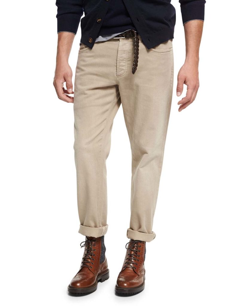 Brunello Cucinelli Cotton Five-Pocket Pants