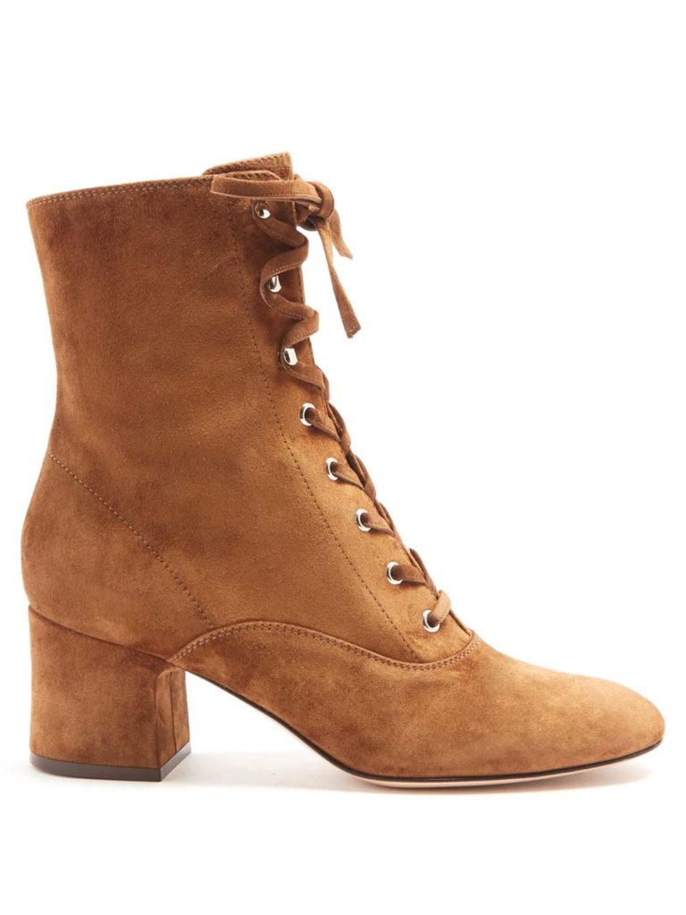 Gianvito Rossi Mackay suede ankle boots