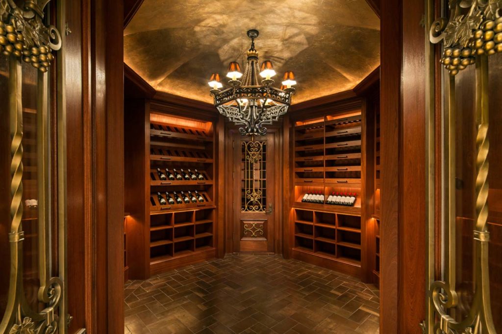 Wine Cellar with Bottle RFID and Fingerprint Entry