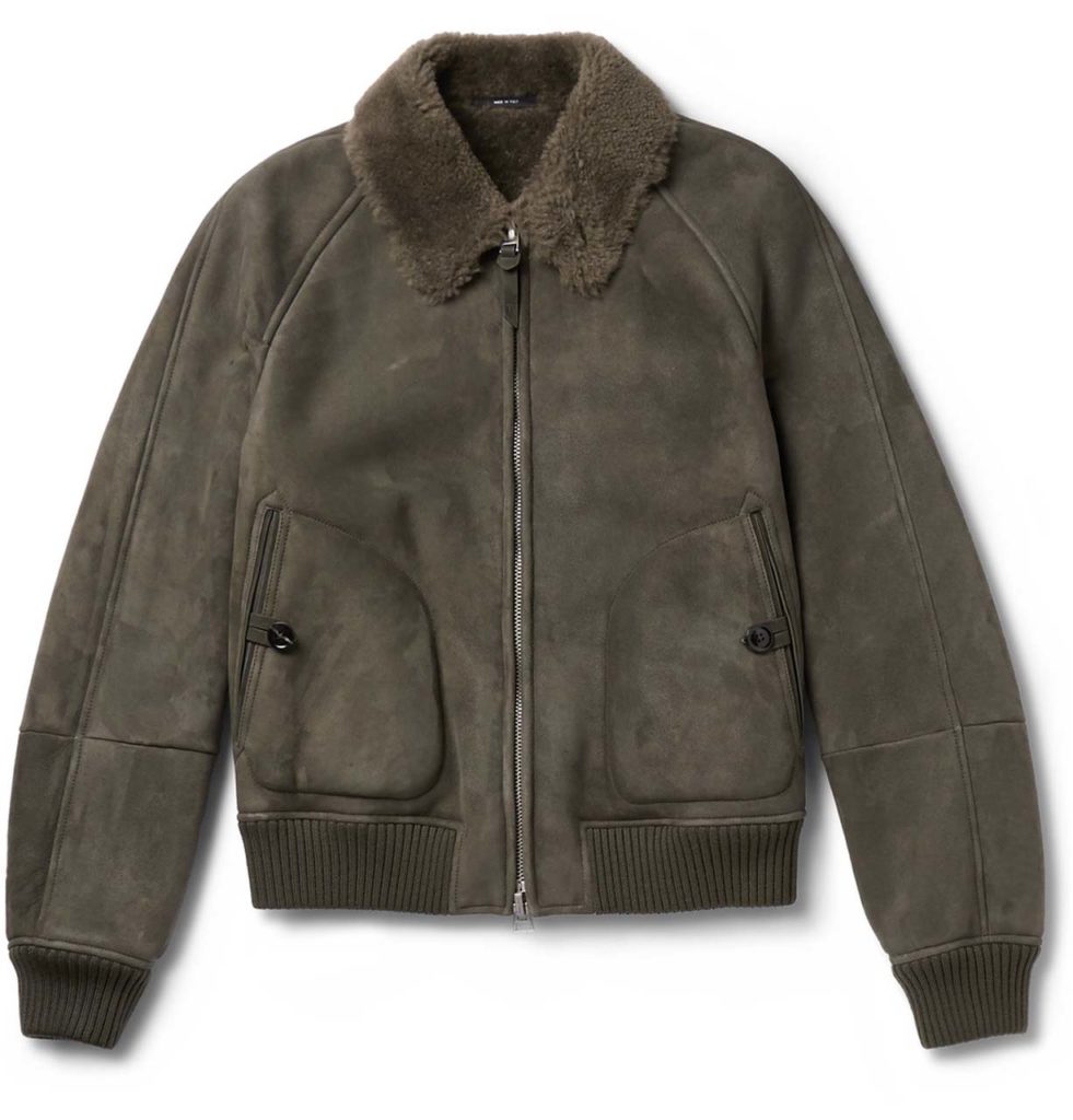 TOM FORD Shearling Bomber Jacket