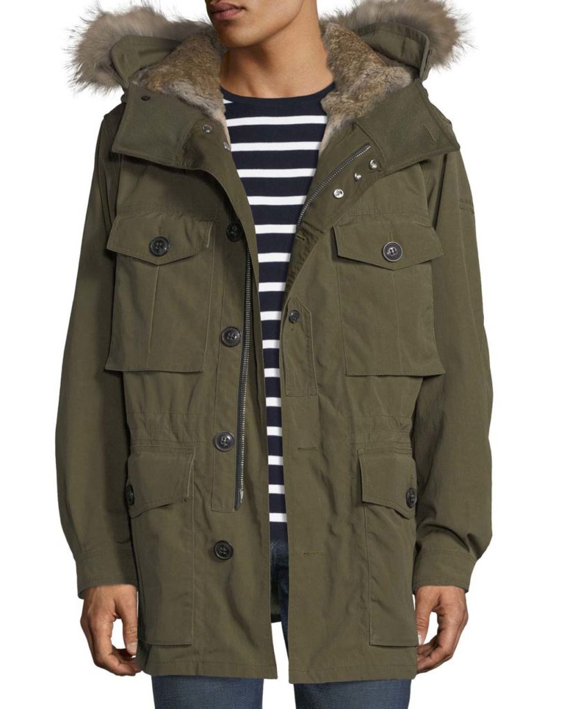 Burberry Fur-Lined Parka Coat