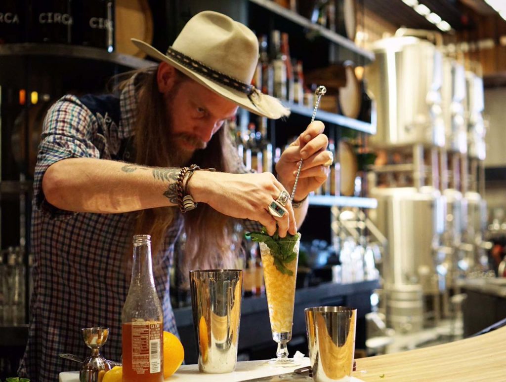 Headlining this week's barrel-aged cocktail event is Damon Boelte, who will be making a Balsamic #Negroni in