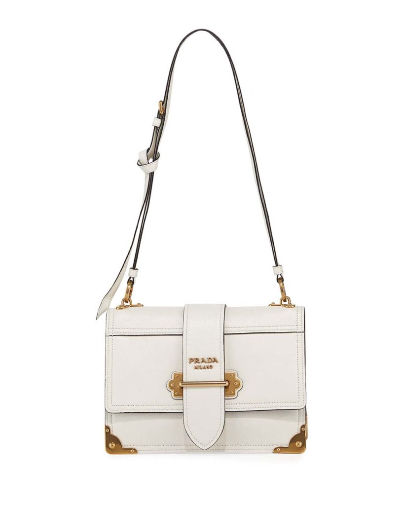 Prada Large Grace Calf Trunk Shoulder Bag