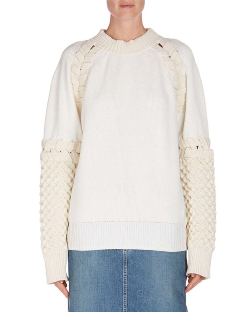 Sacai Whipstitched Knit Sweater