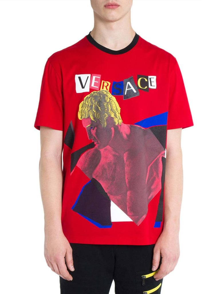 Versace Collage-Print Logo Shirt