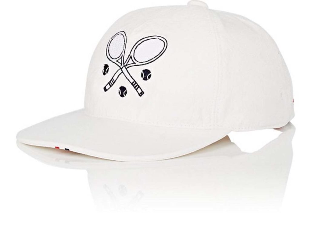 Thom Browne Tennis-Embroidered Baseball Cap