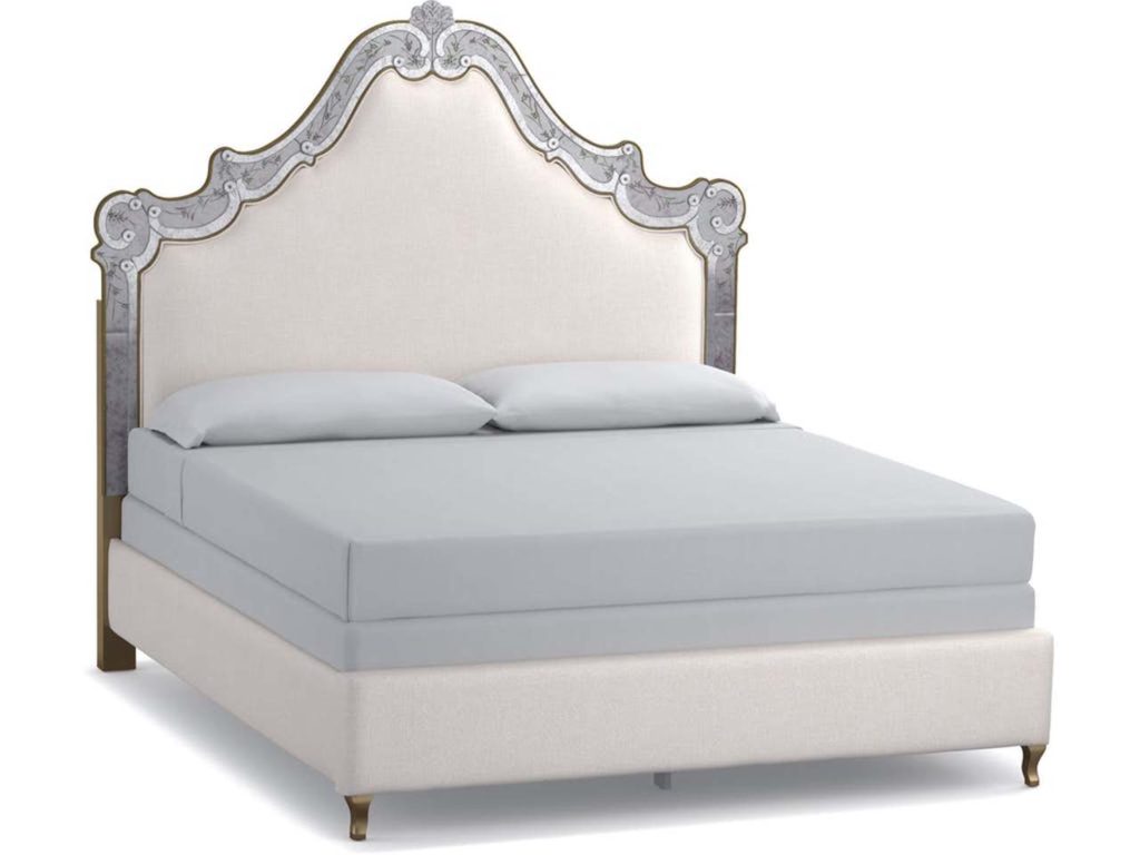 Cynthia Rowley for Hooker Furniture Swirl California King Venetian Upholstered Bed