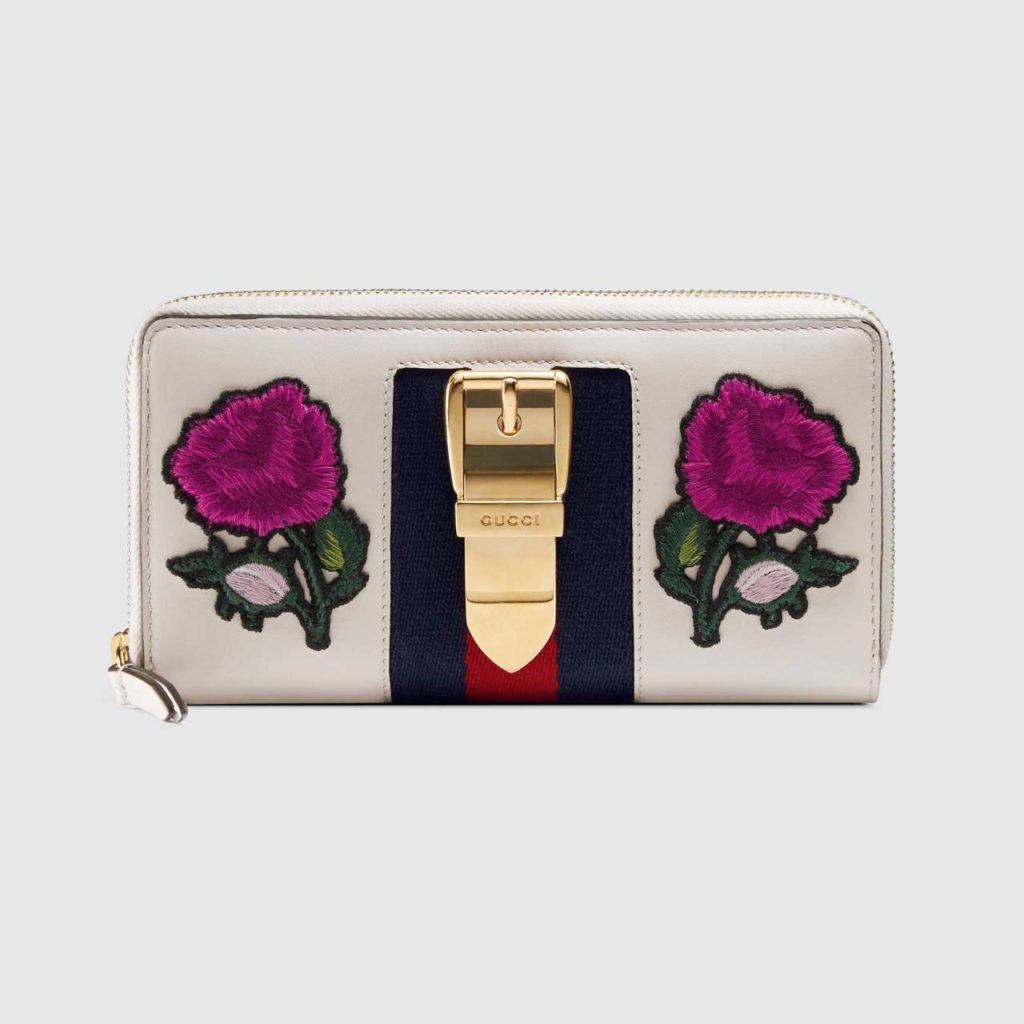 Gucci Sylvie Embroidered Wallet_1