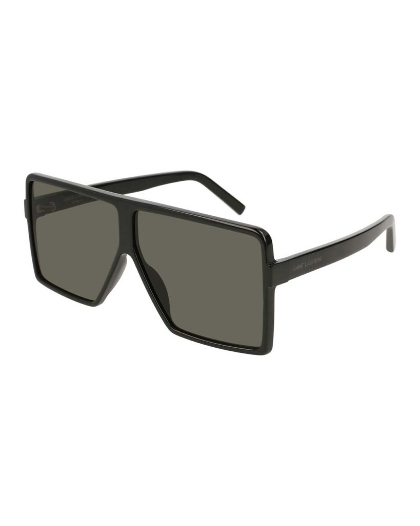 Saint Laurent SL 183 Betty Acetate Shield Sunglasses