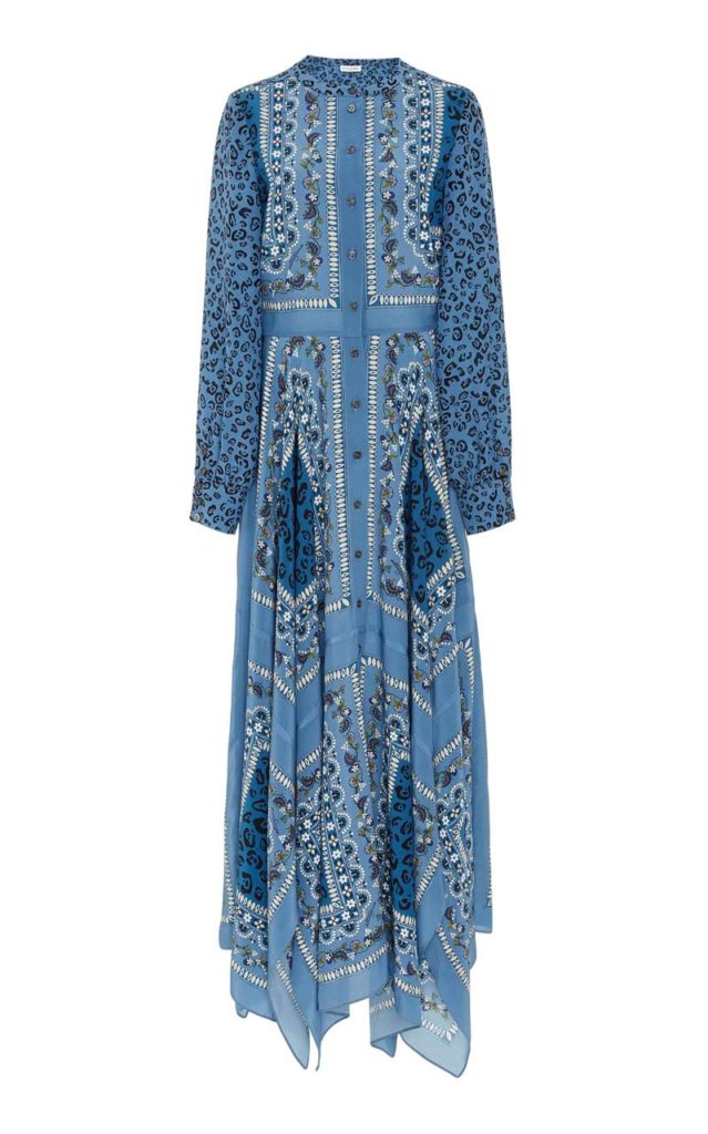 Altuzarra Tamourine Printed Silk Maxi Dress