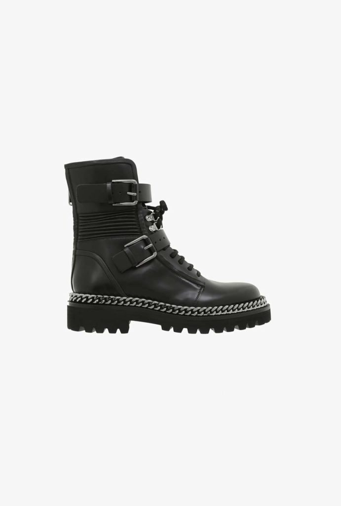 Balmain Ranger Leather Ankle Boots