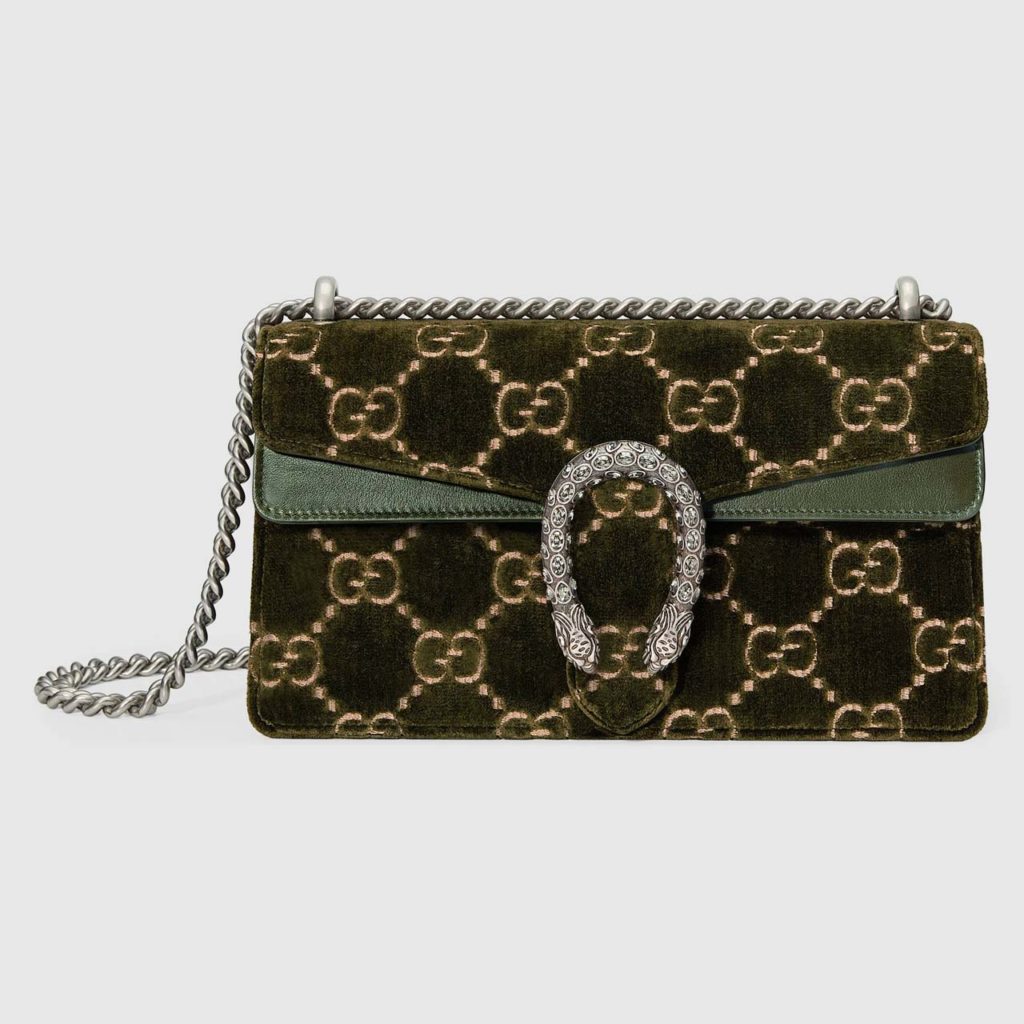 Gucci Dionysus GG Velvet Shoulder Bag $2,650