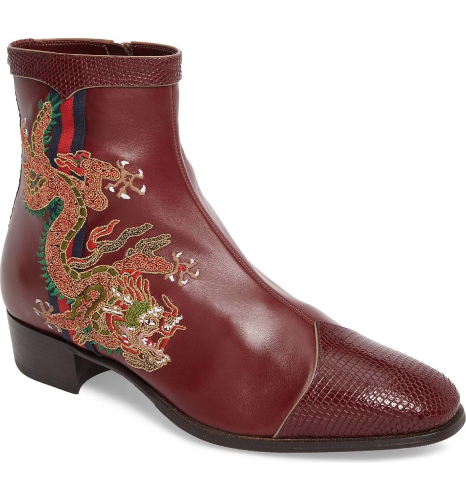 Gucci Dragon Leather Boot