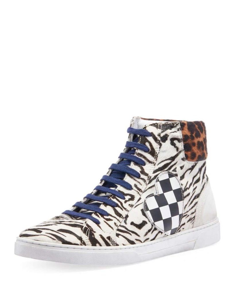 Sidebar - saint-laurent-ANIMAL-PRINT-Mens-Joe-Chess-Animal-print-Leather-High-top-Sneakers