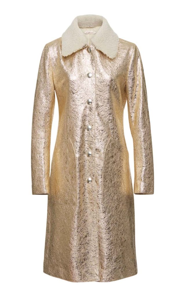 Bottega Veneta Metallic Coat $5,050