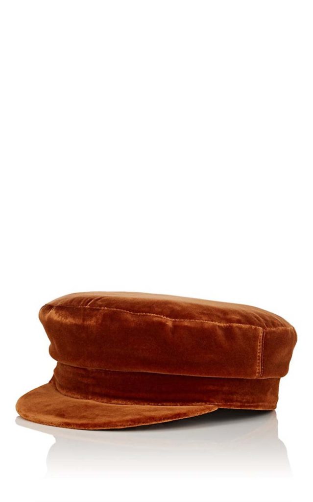 Janessa Leone Mattie Cotton Velvet Fisherman Cap $260