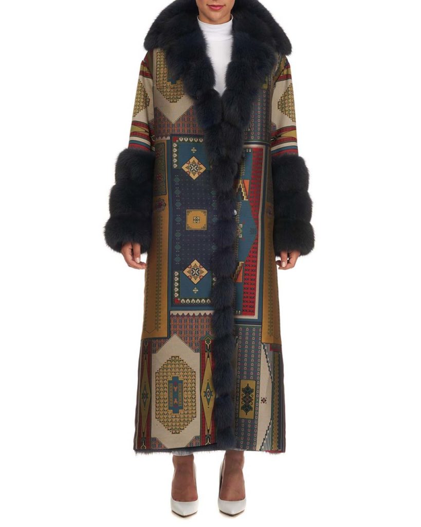 Pajaro Geometric Car Coat $24,000