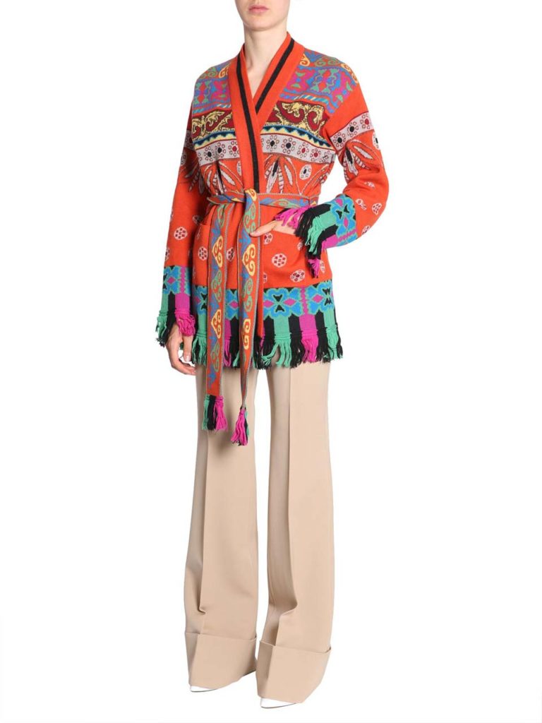 etro-ORANGE-Jacquard-Wool-Cardigan