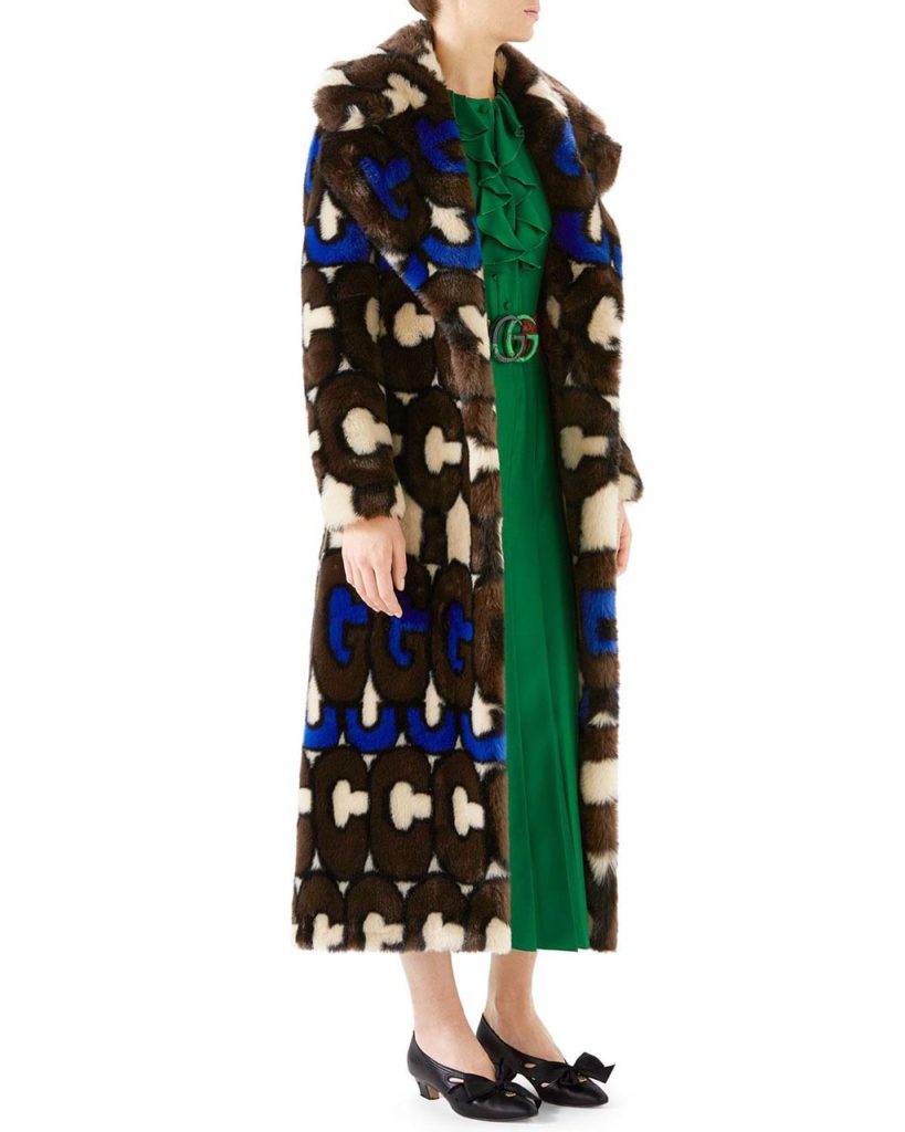 gucci-BLUE-PATTERN-Logo-striped-Eco-Faux-fur-Coat