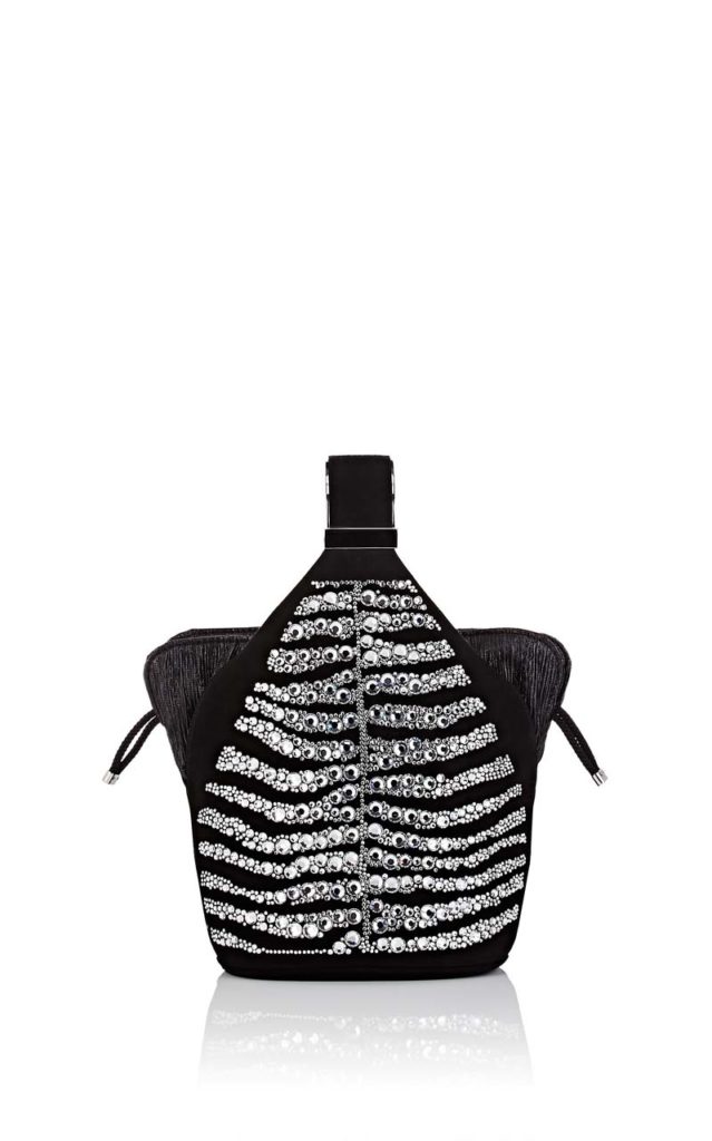 Bienen-Davis The Kit Zebra-Pattern Suede Bracelet Bag 1