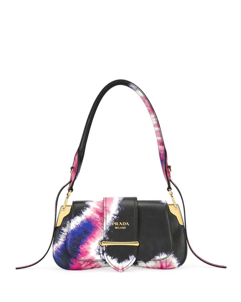 Prada Tie-Dye Prada Sidonie Shoulder Bag