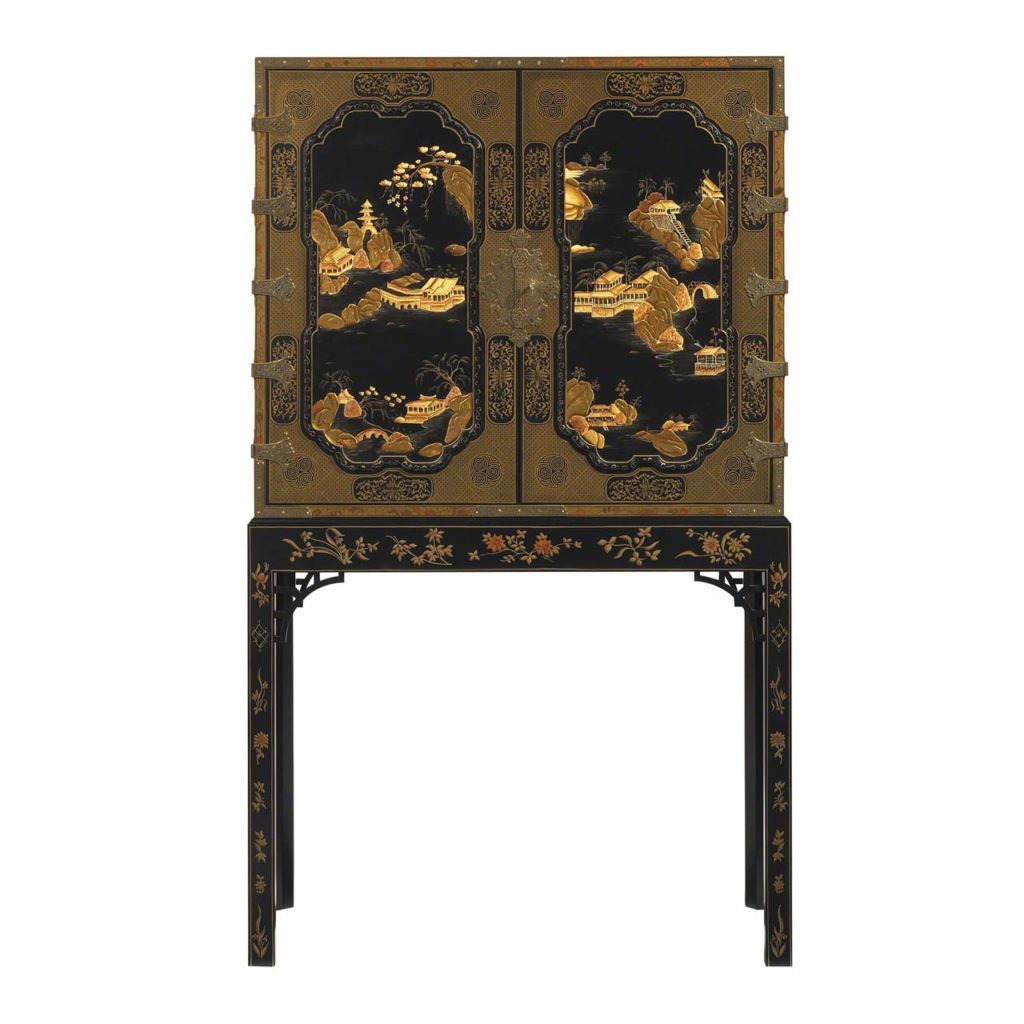 Baker George III Oriental Cabinet