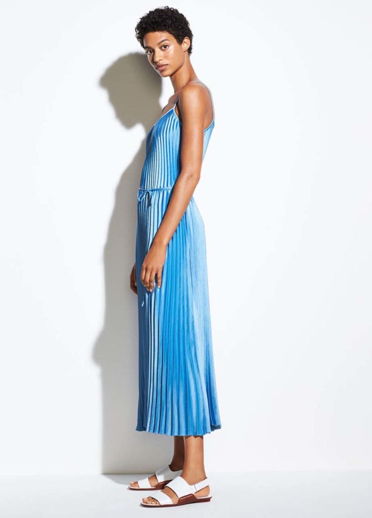 vince - pleated cami dress_1