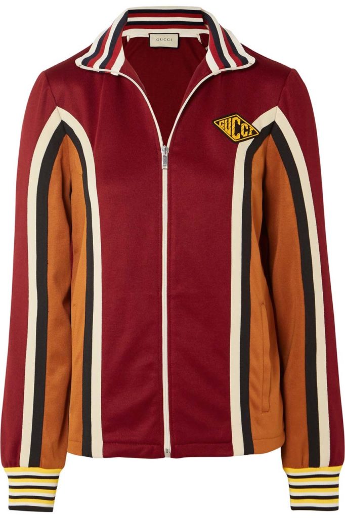 Gucci Striped Stretch-Jersey Track Jacket_1