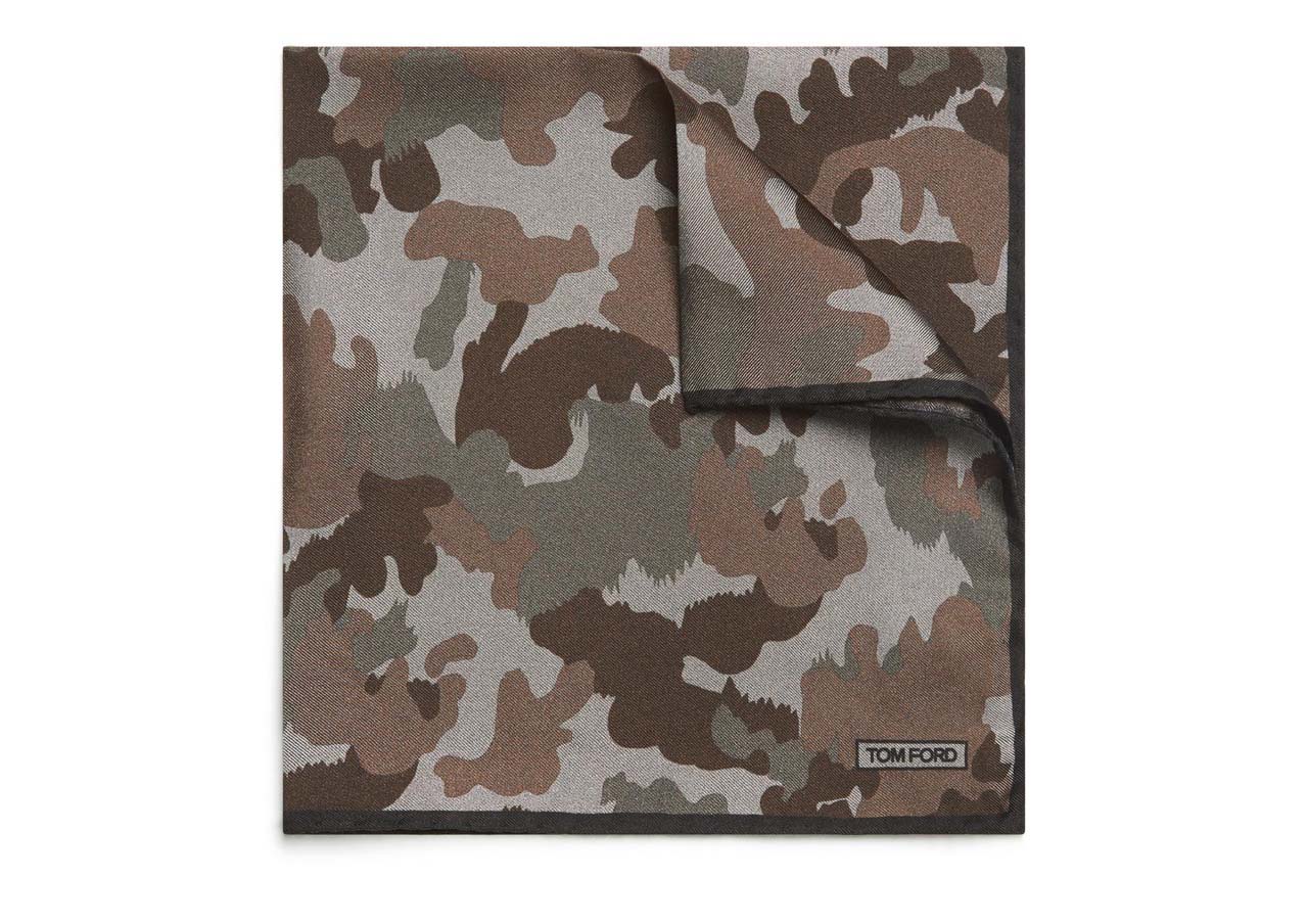 Tom Ford Camo Pocket Square