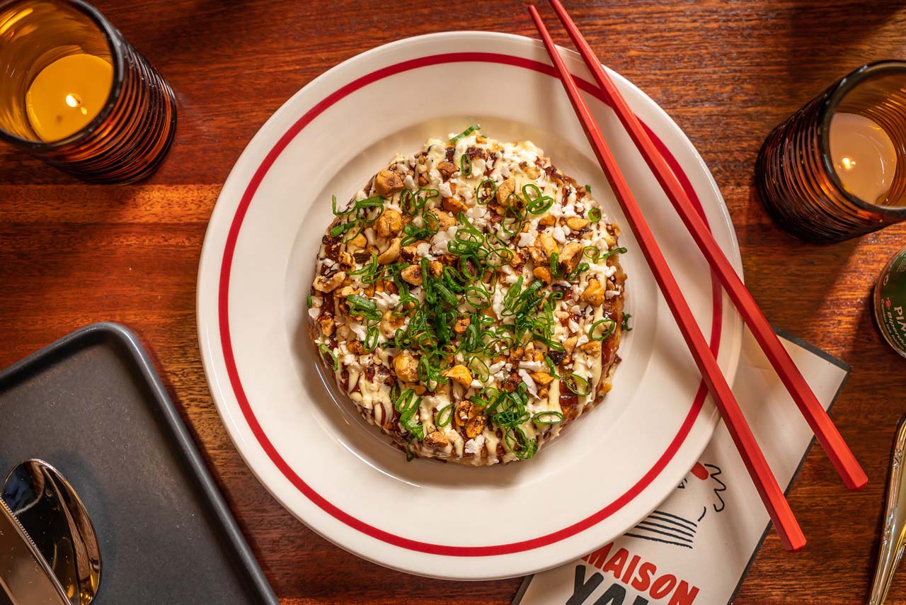 Best New Fusion-Cauliflower Okonomiyaki & Hazelnuts - Maison Yaki (4)