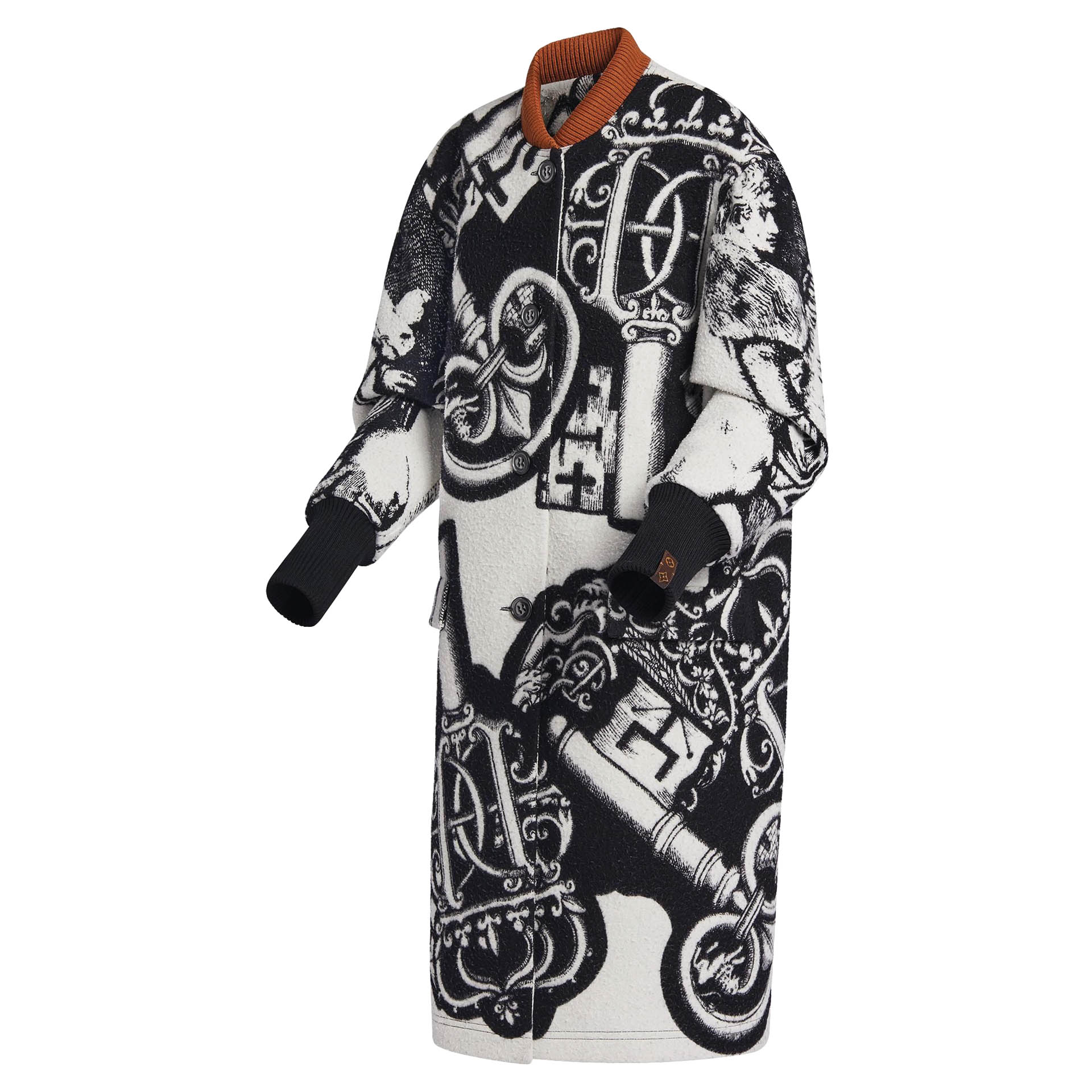 Louis Vuitton Mahina Monogram Shearling Kimono Jacket