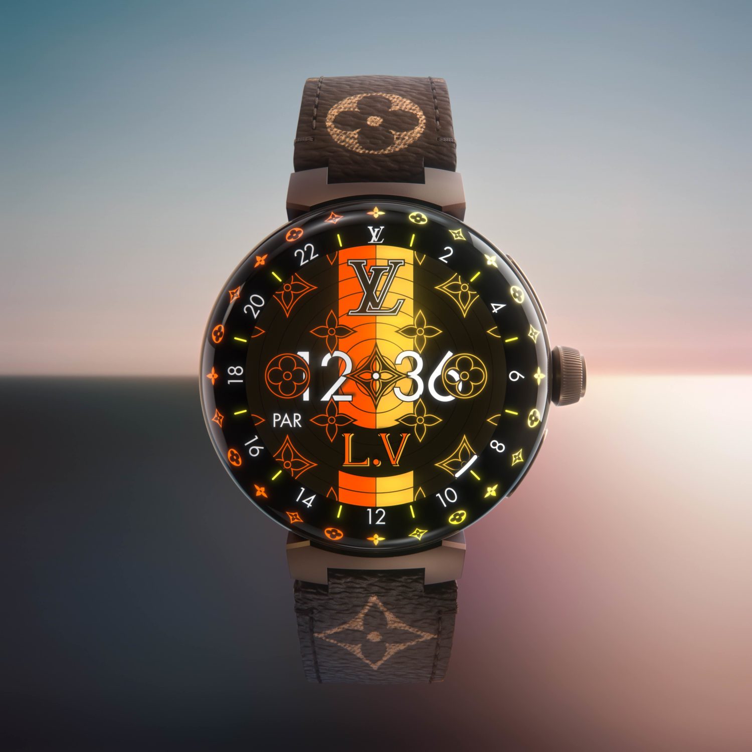 Louis Vuitton Presents Its Latest Connected Watch, The Tambour Horizon Light  Up