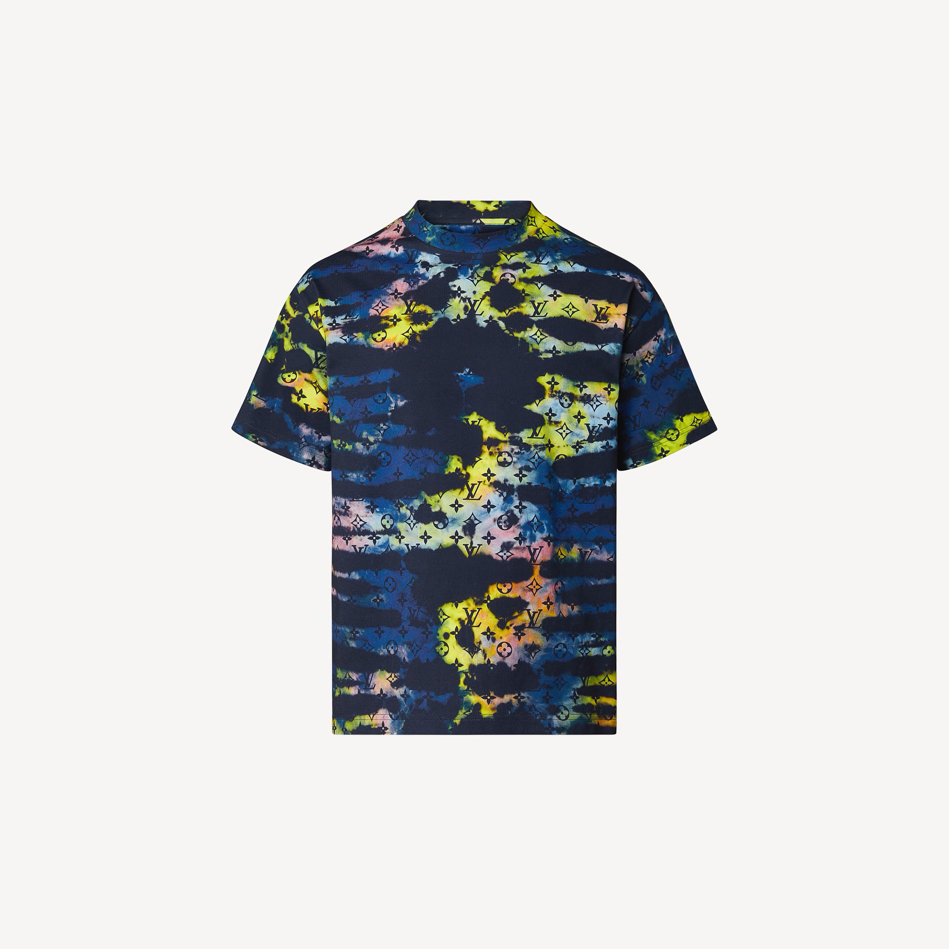 Louis Vuitton Outer Space PlanetsLogo Prints All Over Tee Luxury Apparel  on Carousell